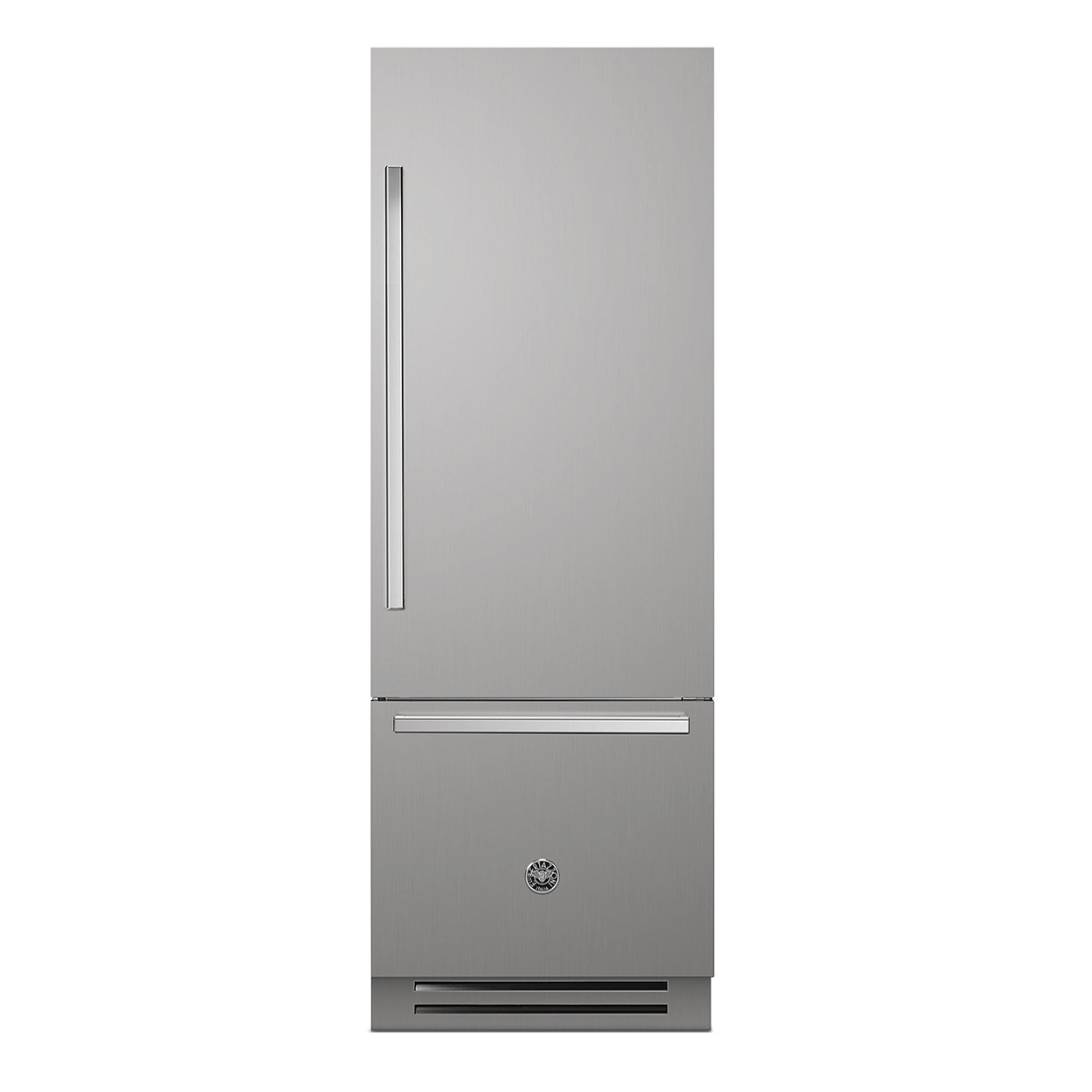 Refrigerador Bertazzoni Professional 473 Litros 75cm com acabado em inox 304, design elegante e moderno.